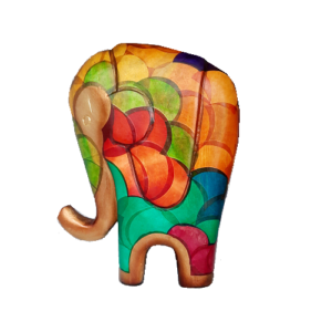 Elefante grande madera Mopa Mopa