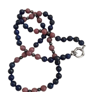 Collar en lapislazuli piedras y plata