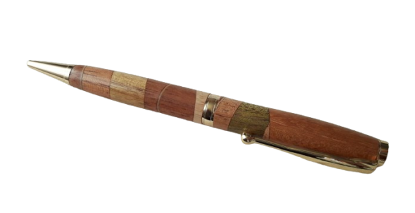 Lapicero de oro y madera modelo Confort - Imagen 2