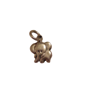 Dije elefante de plata