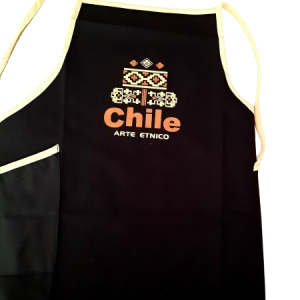 Delantal pechera negro Chile