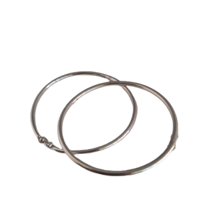 Esclava plata lisa broche