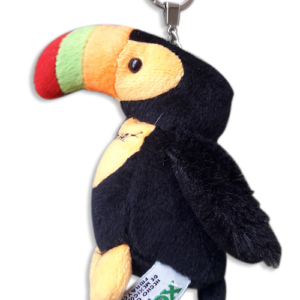 Llavero tucán  de peluche