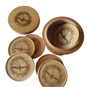 Posa vasos madera Antártica