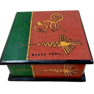 Caja madera Nazca mediana