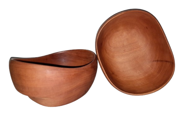 Fuente madera nido mediana