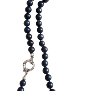 Collar de lapislazuli con plata de ley 925
