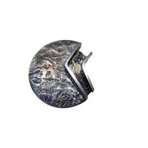 Dije en plata diseño luna