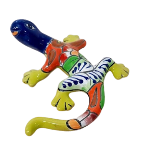 Salamandra en cerámica talavera