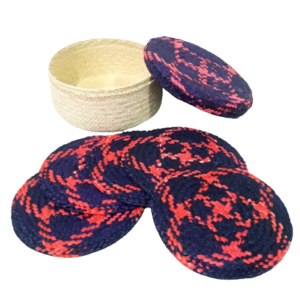 Posavasos artesanales paja toquilla