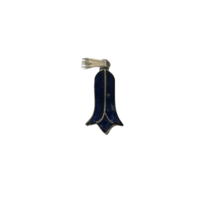 Dije copihue plata lapislazuli