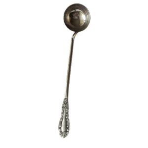Cuchara redonda plata