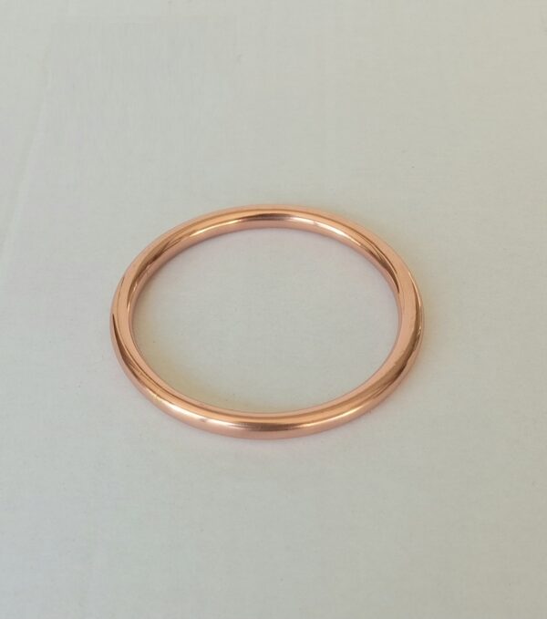 Esclava de cobre tubular hecha a mano - Imagen 2